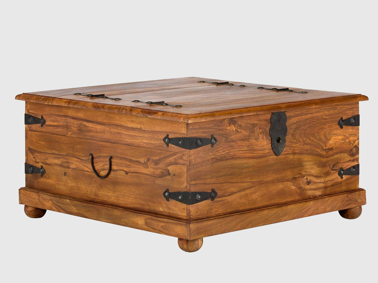 Solid wood store trunk coffee table