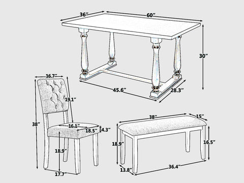 Duraster Goa Dining Table Set 6 Seater #8