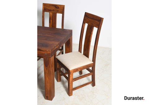 Amber Colonial Sheesham Wood Dining Set # 2 - Duraster 