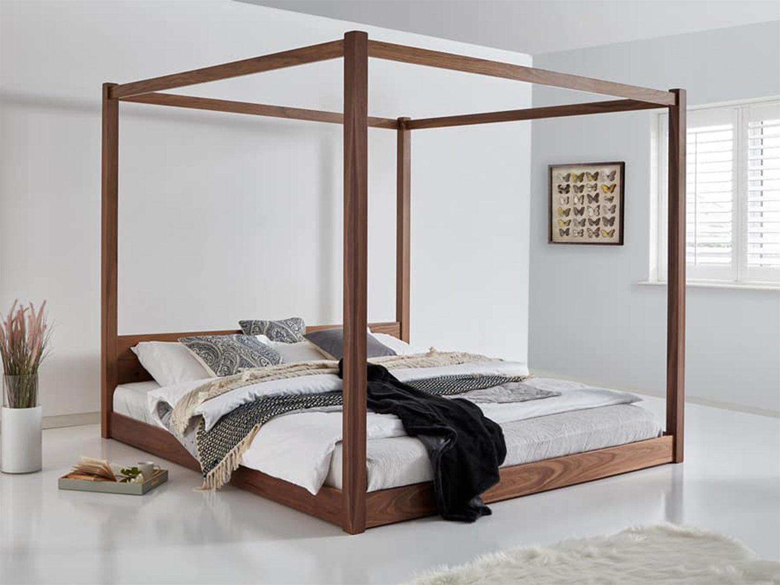 Duraster Preyas Solid Sheesham Wood Four-Poster Bed #27 | Duraster